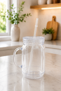 24 oz Acrylic Mason Jar Snow Globe