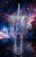 24 oz Acrylic Tumbler Snow Globe