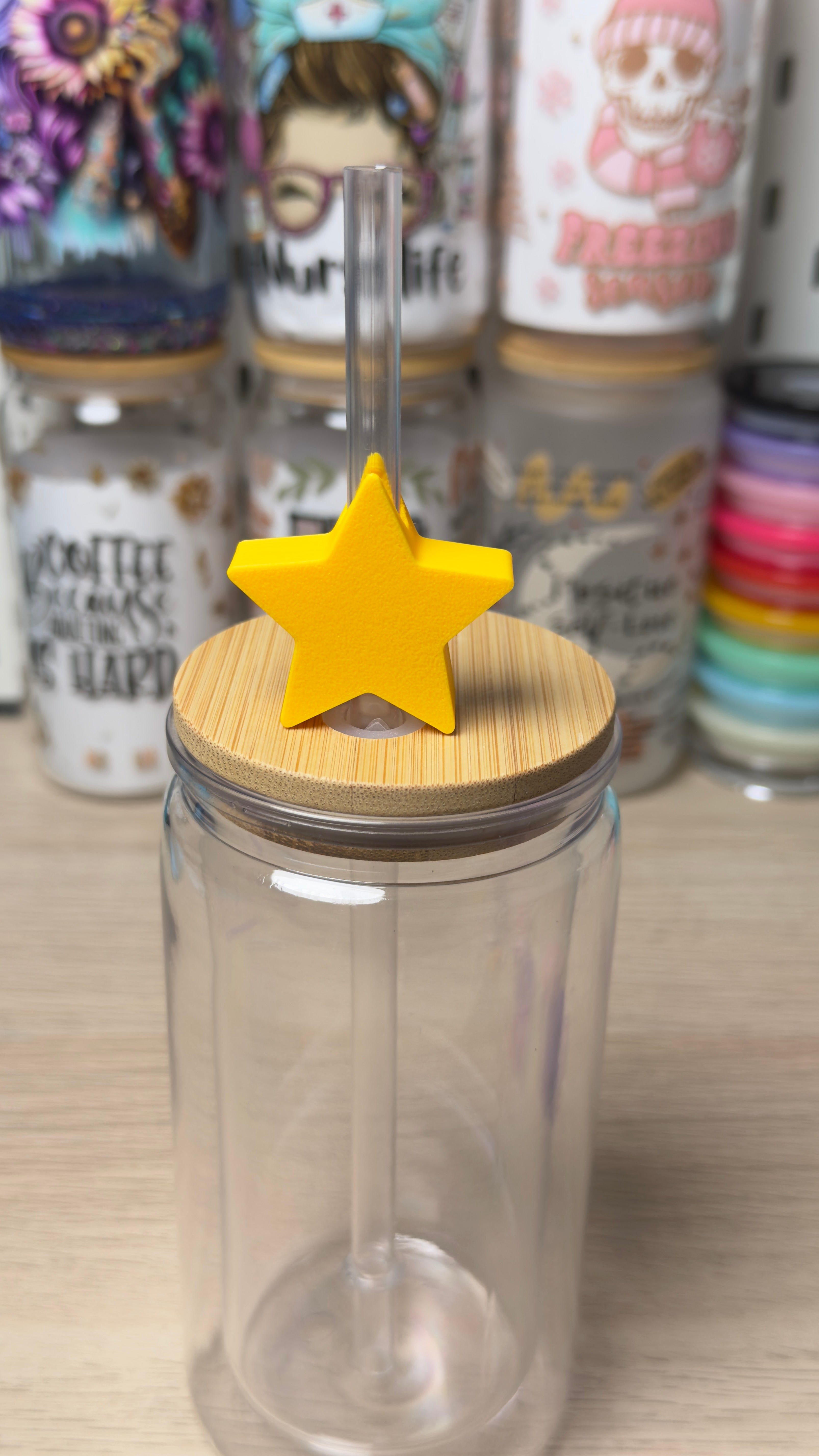 Straw toppers