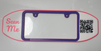 License Plate Frame with QR code