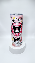 Anime Starbucks Kuromi 20 oz Stainless Steel Tumbler