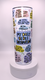 My Bible Affirmation 20 oz Stainless Steel Tumbler