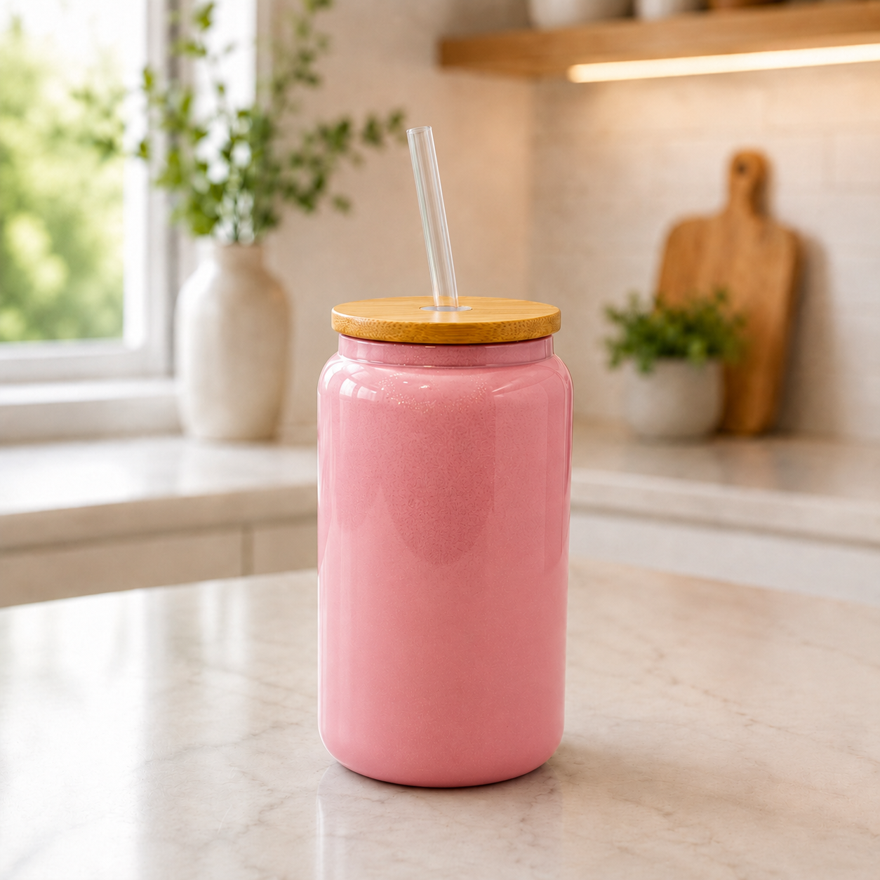 16 oz Shimmer Glass Can Cup