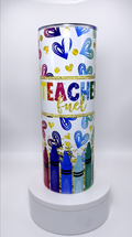 Teacher Fuel 20 oz Stainless Steel Tumbler