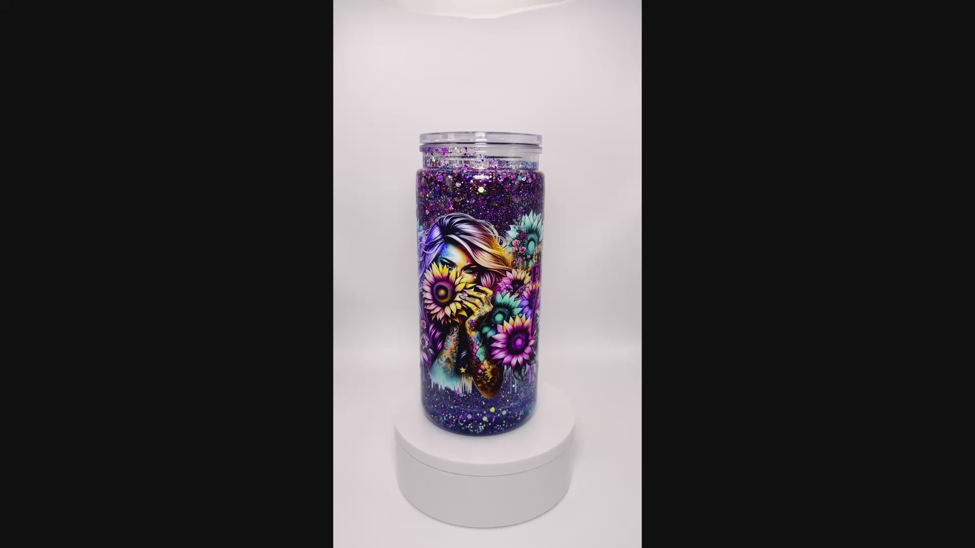 Flawed and Fabulous 20oz Acrylic Snow Globe Cup