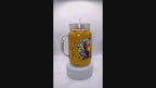 Panda Boba Tea 24 oz Mason Jar Snow Globe