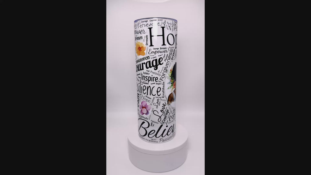 Affirmations Hope 20 oz Stainless Steel Tumbler
