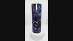 Colorful Black Cat 20 oz Stainless Steel Tumbler